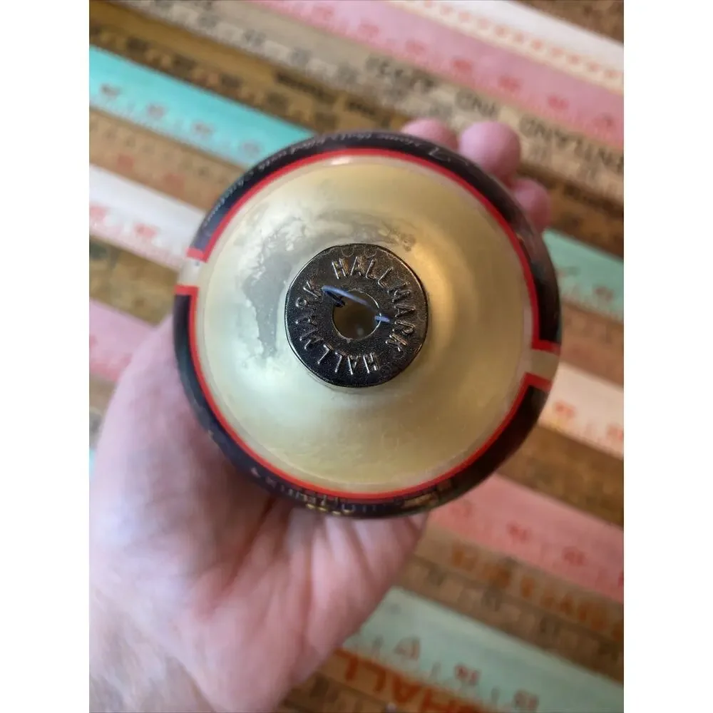 Hallmark - Christmas At Home - Glass Ball 1980 -‎ Keepsake Ornament Vintage
